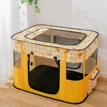 고양이 펜스 철망 격리장 강아지 울타리 철장 휀스 애완 동물 케이지 휴대용 애완 동물 텐트 접이식 개 집 케이지 텐트 개집, b, l