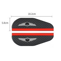 호환 백미러커버 사이드 빗물 2pc car 스티커 rain eyebrow for hyundai genesis coupe g80 g70 gv80 bh gh weatherstrip, 검은색