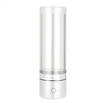 휴대용 나노 고 수소 풍부한 물 생성기 병 orp 알칼리 순수 h2 메이커 ionizer 충전식 전기 분해 컵 5000ppb, 협력사, 하얀색