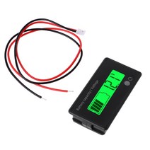 12V-84V 납산 배터리 용량 표시기 전압계 전압계 LCD 모니터, 1개