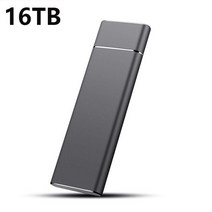 Portable SSD High Speed 2TB 1TB 500GB Type-C External Hard Drive 4TB 16TB USB 3.1 Storage Disks For, [10] Black 16TB