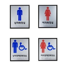 화장실 점자 표지판 문구 안내문 시각 장애인 공공기관 건물