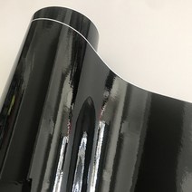 수전사필름 자동차 랩핑지 10/20/30/40/50*152CM 블랙 광택 비닐 필름 자동차 랩 호일 스티커 기포가 없는, 01 Black_03 30cm x 152cm