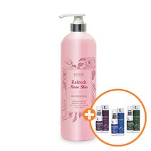 이브에버 장미향 토너 리프레쉬 로즈 스킨 1000ml + 템푸스21 에센스 50ml 랜덤 증정