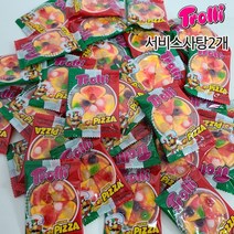 산들에바람 트롤리 피자모양 젤리 (70개/ 30개 (옵션) 사탕 2개 서비스, 12g