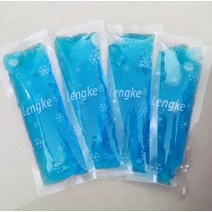 인슐린 플라스크 진공 냉장 보관 고 Brilljoy 휴대용 블루 아이스 젤 4 개 당뇨병 냉각기 팩 가방 냉각 상자 유지 냉각기 최대 24 시간, 파란색 4개 작은 f