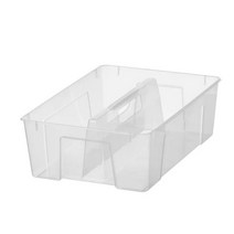 이케아 삼라 상자인서트1122L 투명37x25x12 cm 2칸 수납박스
