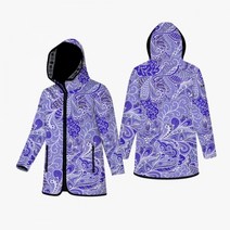[스킨스쿠버 SKINSCUBA] 풀컬러 네오프렌방풍자켓_ 퍼플우드 네오프렌 자켓, 여