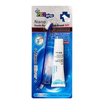 허브펫 구강질환예방 은나노 치약칫솔SET 소형견 잇몸관리 (7180881), 치약