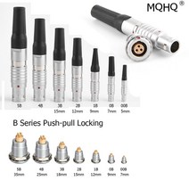 전선 커넥터 항공잭 플러그써쿨러 FGG 암수 소켓 Lemo 00B 0B 1B 2B 3B 4B 5B 호환 가능, EGG 2B FOR LEMO+5 Pins Socket