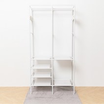 달리 프리미엄 모던 심플 수납형 한손 행거, 블랙