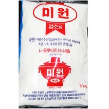대상 청정원 미원 3Kg X6봉 글루타민산나트륨 MSG 조미료