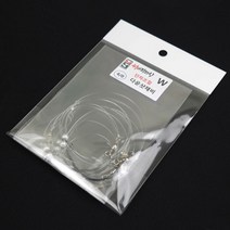 광어다운샷채비 단차조절 와이드훅 5호줄 1m 3개입, 단차조절 다운샷채비 와이드훅 5/0 (3개입)