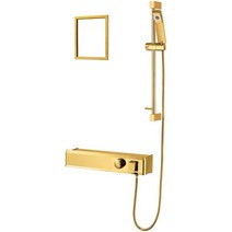 다인 DB911SET 아이언 선반형 샤워수전세트 리얼골드, 단품