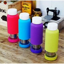 스텐 거름망 티보틀 개업 고희연 답례품 야외컵 주방용품 물병, 1개, 핑크