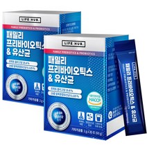 라이프허브 패밀리 프리바이오틱스 유산균, 60포 (2개월분), 2g