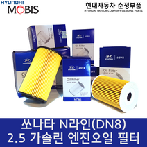 쏘나타 N라인 2.5 가솔린 엔진오일필터 / 263502S000 / 26350 2S000 / 순정부품 /그랜저 20/쏘나타 19/싼타페 20/K7 19/쏘렌토 20 / THETA3