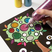 민화샵 색모래 샌드아트 패키지박스 (12색 24도안) 만들기 DIY 세트 다양한 도안 색모래 컬러샌드 만들기재료, 민화 샌드아트 12색 24도안