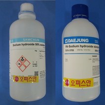 수산화나트륨용액 (0.01mol 0.1mol 1mol) EP 500ml/1L Sodium hydroxide standard solution(kor), 0.01mol-EP(1L)