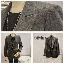 올리비아로렌 NC15 헤링본 스판 정장자켓 VOPGAWW9211