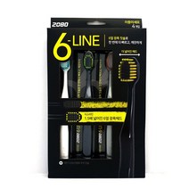 꾹꾸기1개애경 식스라인 4개입 칫솔세트 이중미세모 칫솔 칫솔 치솔 틈새세정 어금니칫솔 은나노칫솔 금치솔 미세모칫솔 이중모칫솔 금나노 이중모 미세모 하층모 틈새칫솔 상층모 2중모 보통모 이건강 양치 사무실칫솔 충치치료, 칫솔세트미세모