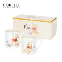 [코렐 코디네이츠] 코렐 코디 곰돌이푸 머그 2P 세트, 옵션:1. 꿀벌 머그 2P