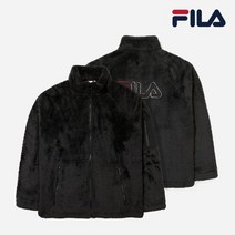 휠라 [공식] 소프트 리니어 보아 후리스 플리스 BLACK