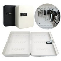 열쇠금고 키박스 비밀번호 자물쇠 열쇠함 경비실 사무실 보안 열쇠 36P 캐비넷 락카, 블랙, 1개