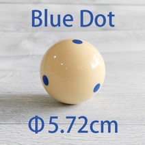 당구 공 세트 용품 셋트 큐볼 스누커 훈련 5.255.72 cm 아담큐 포켓볼 4구 다이, 파란색 점 5.72cm
