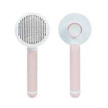 위제트 강아지 고양이 털제거 털갈이 브러쉬 비숑 포메리안 빗, 핑크