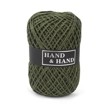 브랜드얀 마(1볼) 린넨사 가방 소품 뜨개실, 08번 다크그린