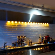 USB전원 모션센서 스위치 LED바 실리콘면발광 100cm, 아이스블루LED