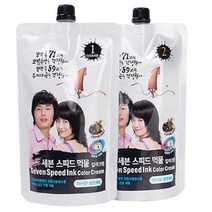 소망 세븐 스피드 먹물 칼라크림 1 2제 각 400ml, 쿠퍼브라운, 단품