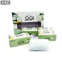 오이향 비누 4개입 세안 거품 욕실 세면용품 _ 79421300EA, 1, 본상품선택