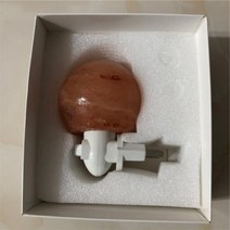 히말라야 소금 암염 무드등/수면등/수유등 자연 램프 크리스탈 손으로 새겨진 밤 빛 홈 장식 공기 정화 플러그 릴리스 음이온, C boxed+영국