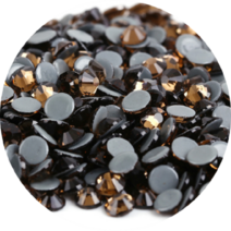 Ss10 ss12 ss16 핫 픽스 라인석 크리스탈 슈퍼 반짝이 납유리 직물 의류용 43 색상, [04] ss20  1440pcs, [39] Smoke yellow