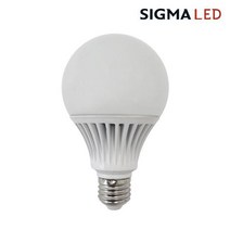 시그마엘이디 LED 볼구 램프 조명 8W 주광색 전구, 단품