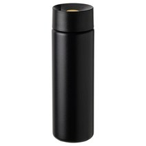 이케아 운데르쇠카 보온 머그컵 스테인리스/블랙0.4l