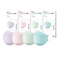 애니가드 더솔루션 베스트컬러 셀렉션 웰빙 황사마스크 프리미엄 대형 KF80 4종 x 10p 세트, 2세트, 쿨라벤더,블라썸핑크,민트그린,오션 블루