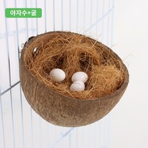 새 둥지 천연 코코넛 야자 껍질 풀 오픈 새둥지, 2.잘게 썬 코코넛  네스트