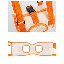 HBorui 강아지보조기 재활 보조 벨트 메쉬 산책 보조하네스, 주황_L - 허리둘레 42-54cm