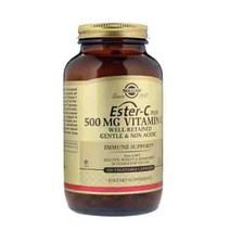 Solgar 쏠가 이스터C 플러스 비타민C 500mg 식물성캡슐 250정 Ester-C Plus Vitamin C, 250, 1개