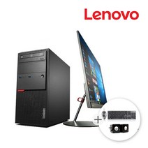 레노버 M800 MT 6세대 i5 SSD 타워형 PC 랜덤 모니터 중고 세트, 2. M800 MT + 22인치 랜덤모니터