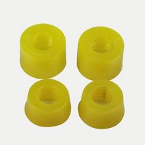 스케이트보드 부싱 스케이트 보드 용 8 베어링 Longboards 인라인 스피너 트럭 휠 스페이서, Yellow 85A