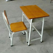 옛날 학교책상 의자세트 원목 공부책상 공부방가구 1인자습, 단일사이즈