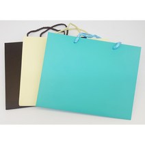 무지쇼핑백 가로형 3종 브라운 아이보리 민트 화이트 핑크 택1 b0654, 1개, 민트_중