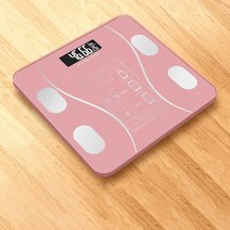 인바디체중계 전자체중계 체중계스마트 전자 저울 홈 체중계 Usb 충전 건강 지방 블루투스 체질 구성 분석, 02 Pink Battery, 한개옵션1