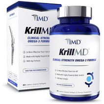 1MD KrillMD 남극 크릴오일 60캡슐, 1세트, 단일용량