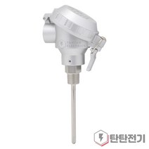 TC-M 1/2PT 헤드 타입 K 열전대 100mm 보호관 SUS304 CA 2선 단자 보호캡형 온도센서 두광, 1개