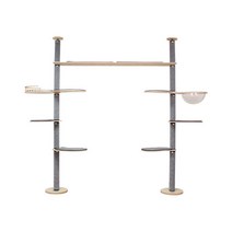 [솔향기를머금은가구] [럭시캣] 브릿지 캣 폴 (디럭스)/캣폴/원목캣폴/캣타워, 브릿지 캣 폴 (디럭스)